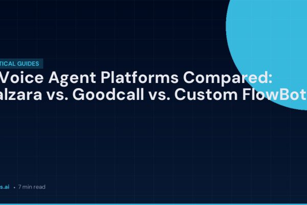 AI Voice Agent Platforms Compared: Dialzara vs. Goodcall vs. Custom FlowBots | FlowBots.ai